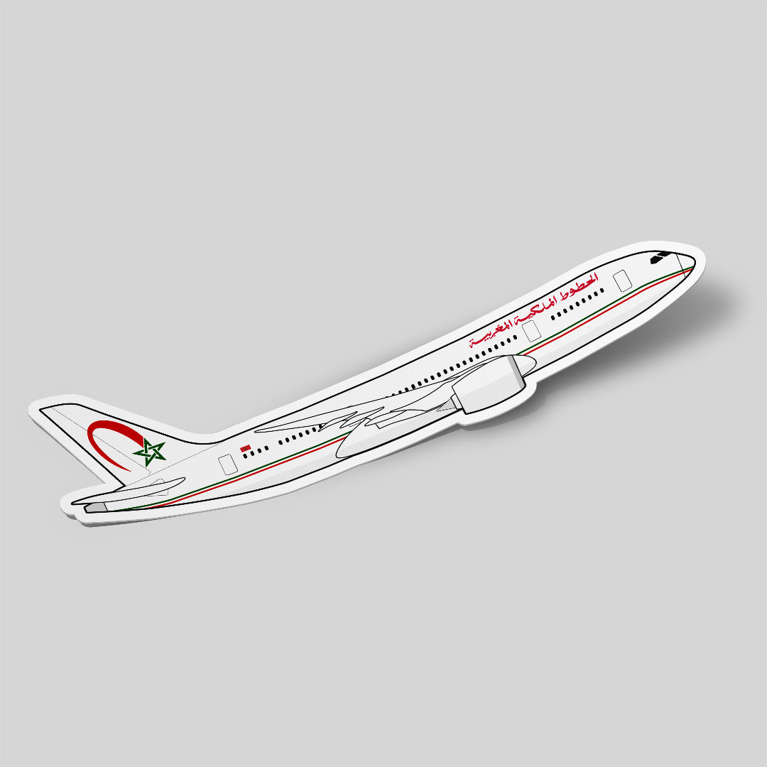 Boeing 787 Royal Air Maroc Sticker Airplane