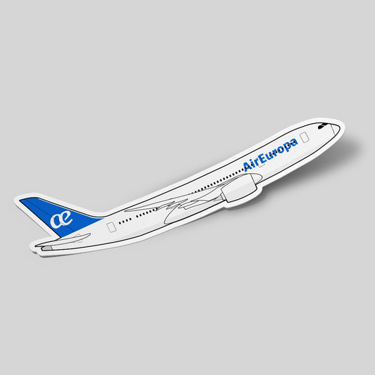 Boeing 787 Air Europa Sticker Airplane