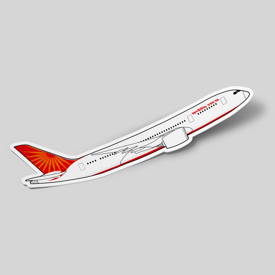 Boeing 787 Air India Sticker Airplane