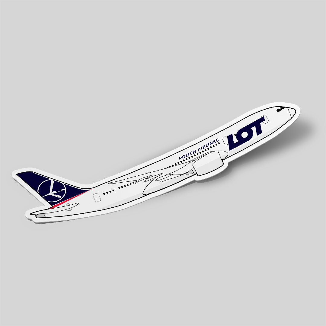 Boeing 787 LOT Polish Airlines Sticker Airplane