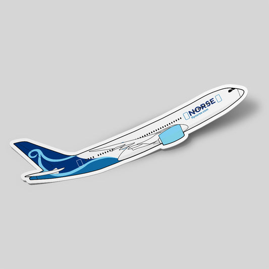 Boeing 787 Norse Atlantic Airways Sticker Airplane