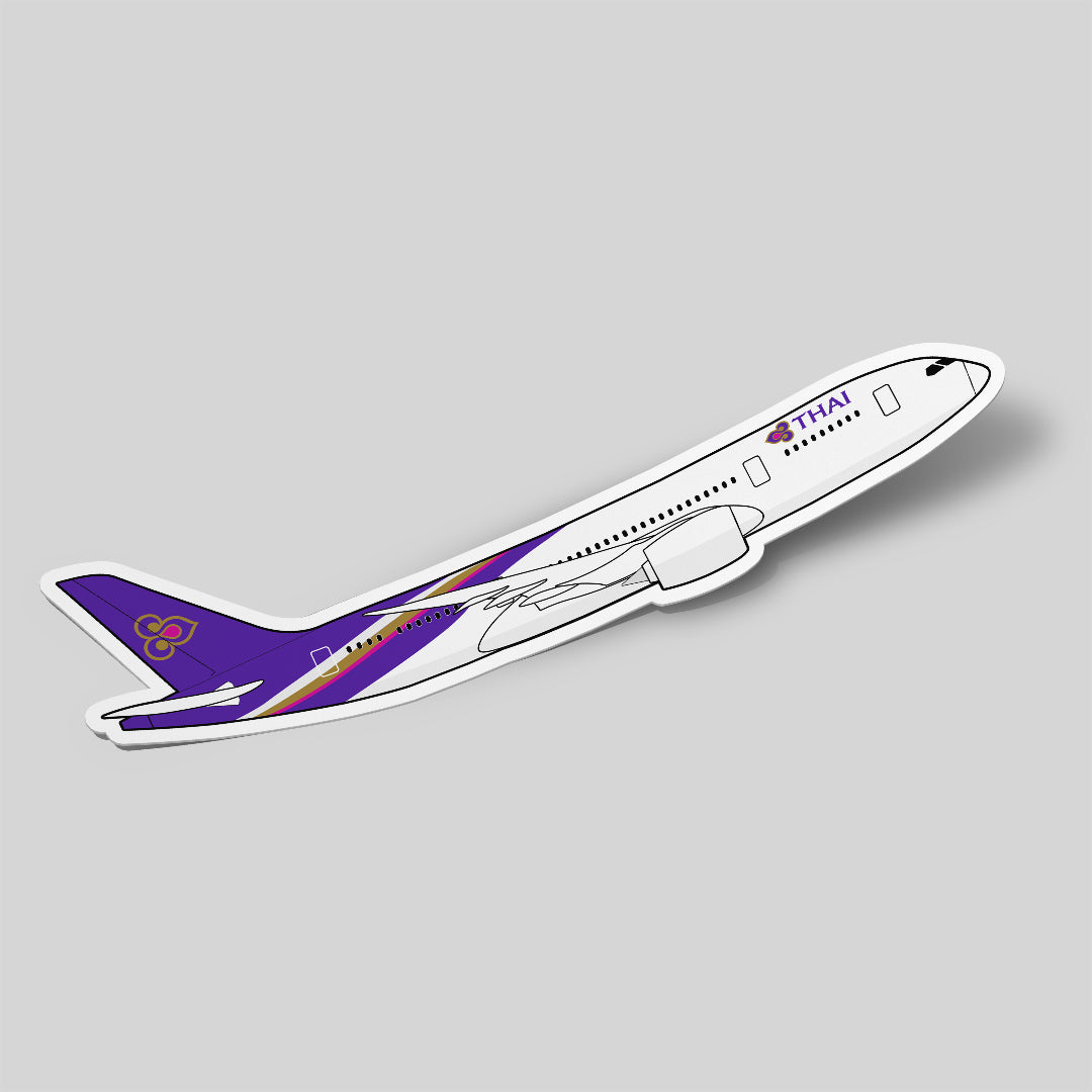 Boeing 787 Thai Airways Sticker Airplane