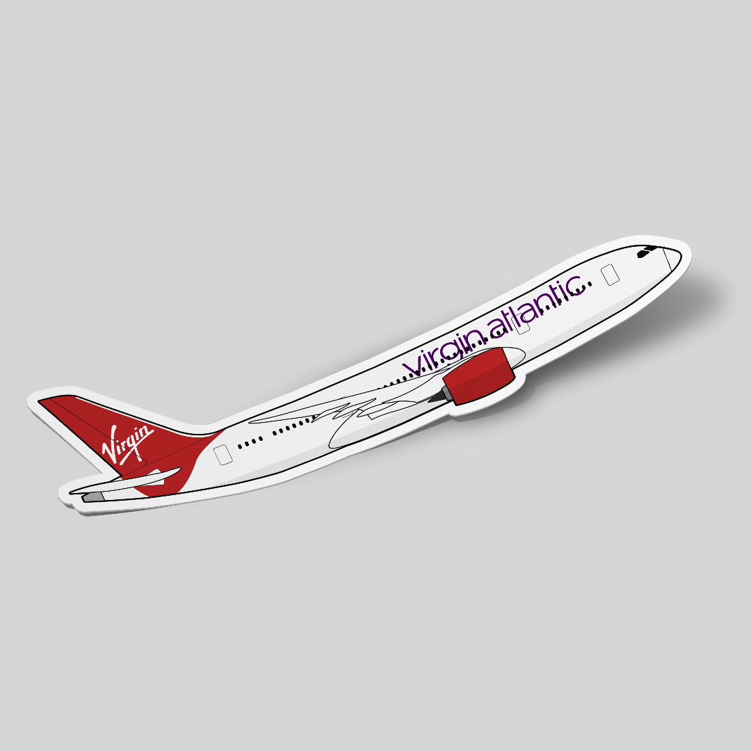 Boeing 787 Virgin Atlantic Sticker Airplane