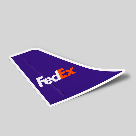 FedEx Express Sticker Tailplane