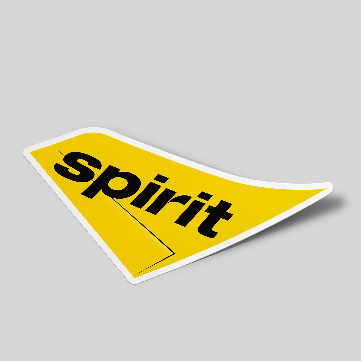 Spirit Airlines Sticker Tailplane