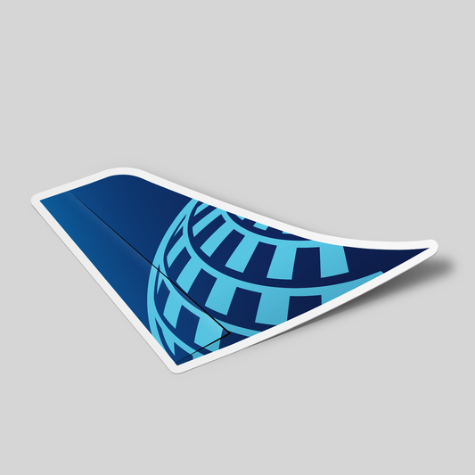 United Airlines Sticker Tailplane